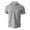 Grey, variant on Mens Collared Shirt Classic Button Crew Neck Big and Tall Gradient Golf Shirt Stretch Comfy Classic Fit Basic Golf Shirt