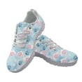 thumbnail image 2 of COEQINE Paw Star Cloud Women Running Shoes Lace-up White Sole Cute Dog Cat Puppy Footprint Girls Sneakers Hiking Camping Soft Training Athletic Footwear Tennis Shoes, 2 of 7