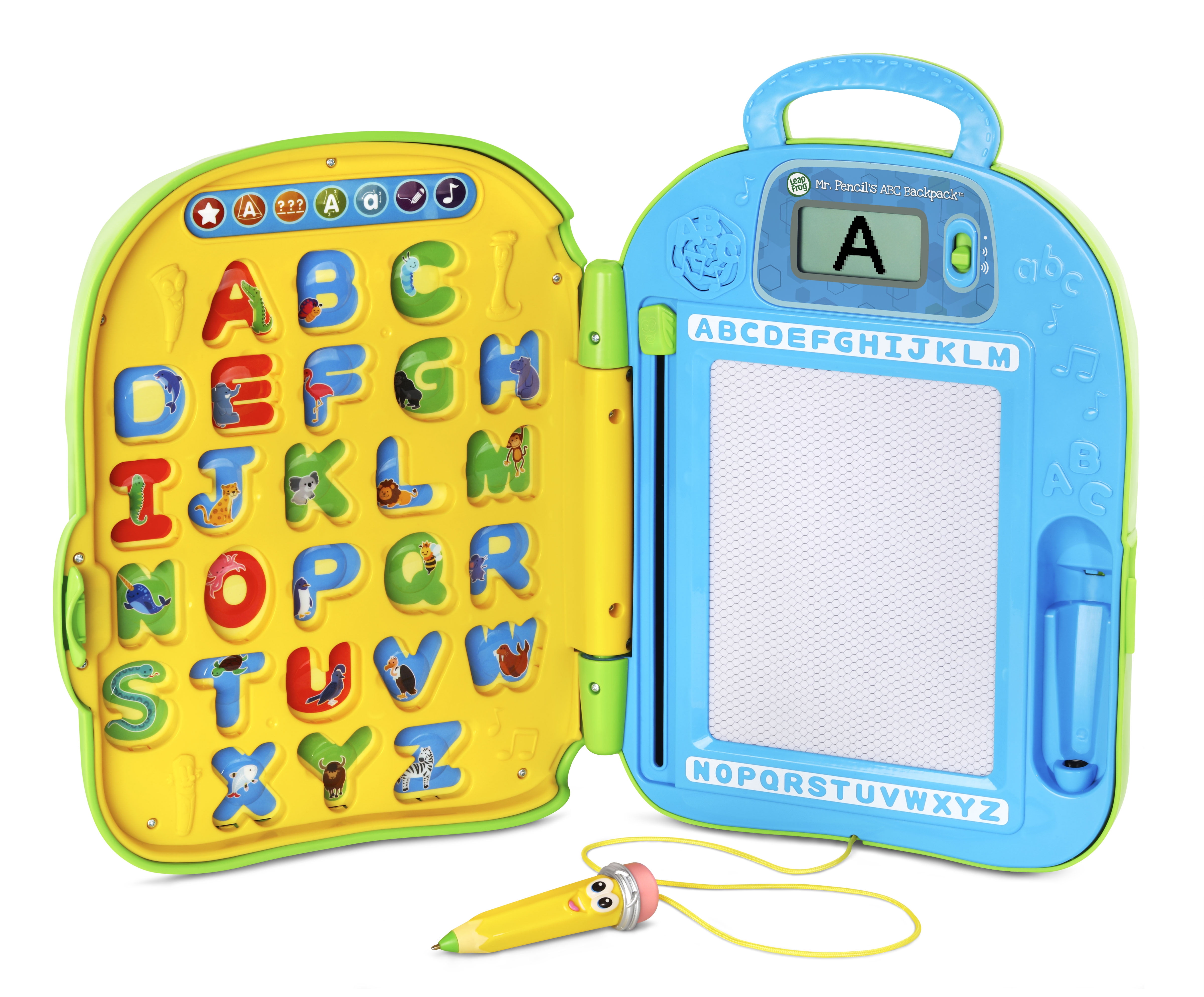 LeapFrog Mr Pencil's ABC Backpack Explore Phonics and Letter Writing Age 3 for sale online 