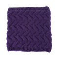 thumbnail image 1 of Sonducket Bufanda de punto cálida para invierno, gorro, guantes y orejeras, conjunto para hombres y mujeres, gorro elástico suave, bufanda, manoplas y Sombreros Morado oscuro Sonducket AP009485-07B, 1 of 6