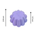 thumbnail image 1 of WRXMIJNHGSA Moule à Biscuits à Moins de 10$ Moules à Biscuits Réutilisables en Silicone Couleur Aléatoire en Forme de Fleur Cuisson 4cmx7.5cm Antiadhésif & Résistant à la Chaleur Idéal pour Cupcakes Desserts & Projets de Cuisson DIY, 1 of 2