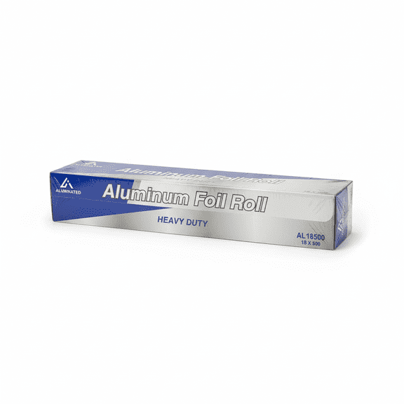 Aluminated Heavy Duty Aluminum Foil, 18 x 500 Rolls