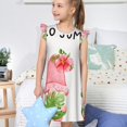 thumbnail image 4 of Vsdgher Hello Summer Gnome pour Filles Chemises de Nuit Manches Courtes à Volants Robe de Nuit Pyjama pour Fête Pyjama-Grand, 4 of 6