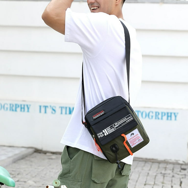 Men Cross Body One Shoulder Bag Military Fashion Trends