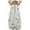 Gray, variant on Unisex Embroidered Puppy Wide Leg Sweatpants - Elastic Drawstring Baggy Casual Trousers, Gray Size L