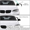 thumbnail image 4 of Window Deflectors Fit for 2006 2007 2008 2009 2010 2011 2012 2013 Au-di A3 Hatchback 4-Door Rain Window Visors Vent Guard Dark Smoke, 4 of 7