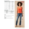 thumbnail image 5 of Levi Strauss Signature Women's and Women's Plus Mid Rise Bootcut Jeans, 30", 32” and 34" Inseams, Sizes 2-28, 5 of 6