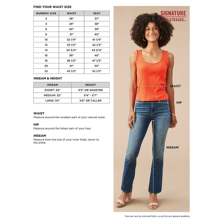 Fysik sikring Markeret Signature by Levi Strauss & Co. Women's and Women's Plus Modern Bootcut  Jeans - Walmart.com