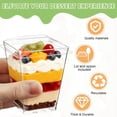 thumbnail image 4 of BagDream 100 Pack 5 oz Plastic Dessert Cups with Lids and Spoons, Yogurt Parfait Appetizer Cups Mini Dessert Shooter Cups for Pudding, Fruit and Ice Cream, 4 of 9