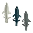 thumbnail image 6 of Zeckos Set of 3 Shark Wall Hooks in Blue, Gray, White – Perfect for Nautical Themes, 6 of 7