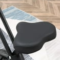 thumbnail image 3 of Soozier Foldable Exercise Bike Stationary Upright Bike Cardio Workout 8-Level Resistance, 3 of 9