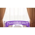 thumbnail image 3 of THD Serenity Sheer Voile Window Treatment Rod Pocket Curtain Panels - Curtains for Living Room - Set of 2 (Lime Green, 54 W x 84 L), 3 of 6