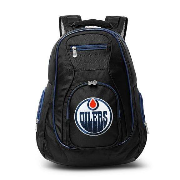 NHL Edmonton Oilers Premium Laptop Backpack with Colored Trim