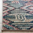 thumbnail image 4 of SAFAVIEH Madison Zaman Geometric Area Rug, Black/Orange, 8' x 10', 4 of 8