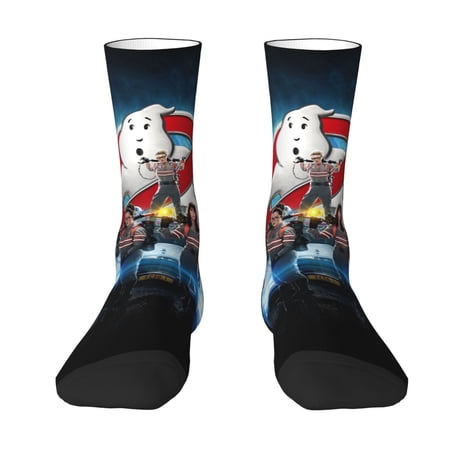 Ghostbusters Socks Athletic Sport Colorful Novelty Graphic Crew Tube Socks Warm For Men WomenPerfect Gift