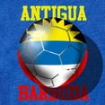 thumbnail image 2 of CafePress - Antigua Barbuda Soccer - Cute Infant Baby Football Bodysuit, 2 of 3