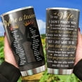 thumbnail image 2 of We Are Team Tumbler, Love You My Wife, Lovely Mothers Day Gifts for Wife From Husband, 20oz Stainless Steel Tumbler For Her Anniversary, 2 of 5