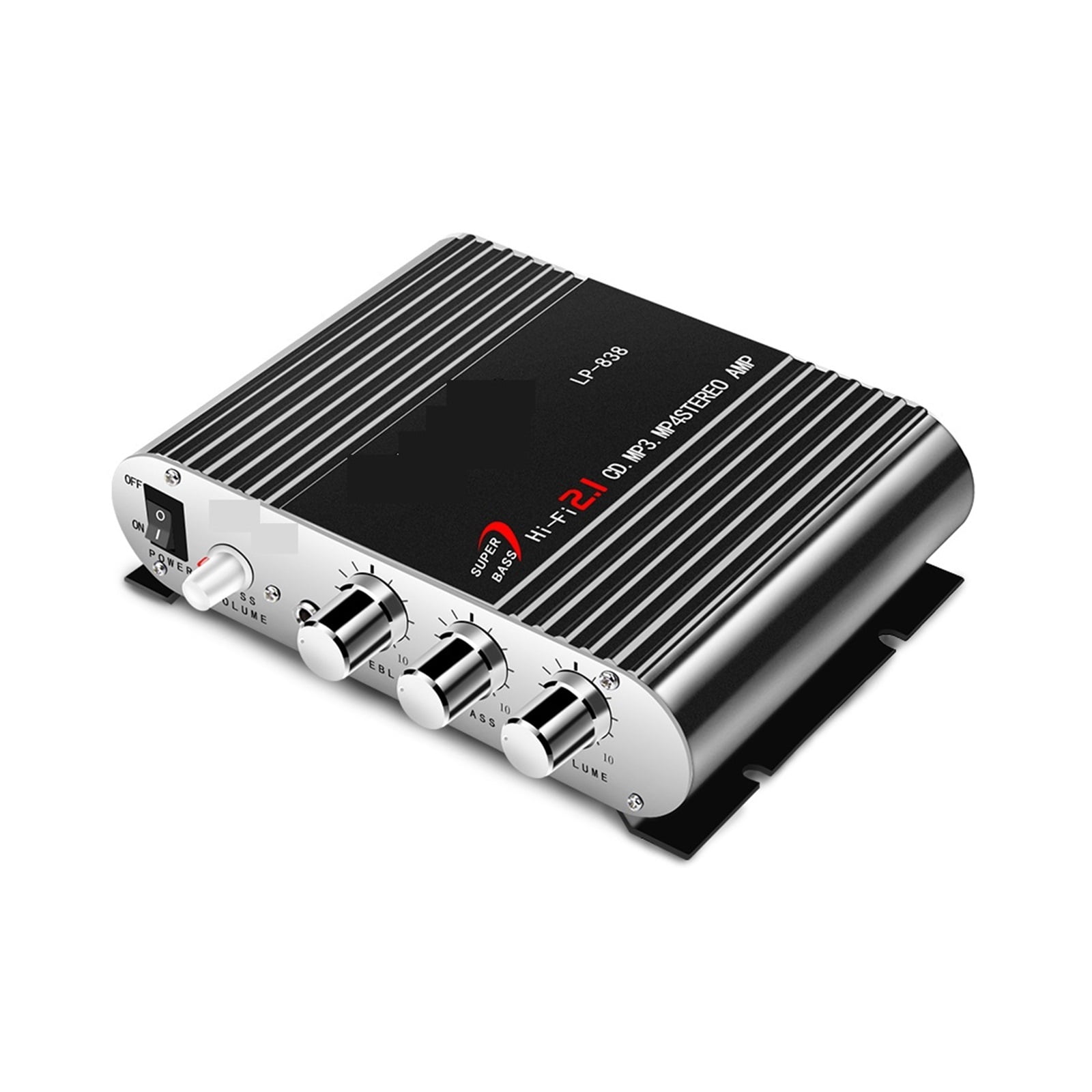 HIFI Car Stereo High Power Amplifier Super Bass Function Subwoofer FM Radio Player