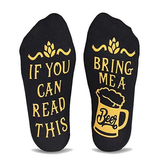 Funny Socks Thermal Premium Adult Men Women If you can read this bring me some wine gift warm soft