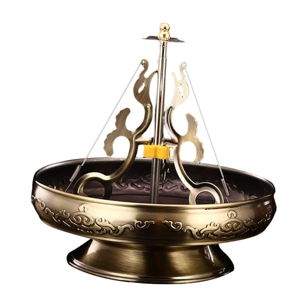 Estante chino para regalos, adornos, soporte para estante, quemador, decoración del hogar, marco de metal para Marrón