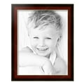 thumbnail image 2 of ArtToFrames 14" x 18" Matte Mahogany with Gold Accent Diploma Picture Frame, 14x18 inch Brown Wood Poster Frame (WOM-5109),  Pack, 2 of 7