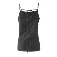 thumbnail image 4 of IMENGL Women's Tank Tops Soft Adjustable Strappy Cotton and Linen Casual Sleeveless Slim-Fit Camisole for Women,M-XXXL, 4 of 5