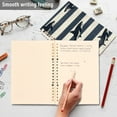thumbnail image 4 of FORMRS 1-Subject Spiral Notebook 8" x 5" College Ruled 60 Refillable Sheet A5 Hard Cover, Dark Sharks, 4 of 7