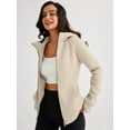 thumbnail image 4 of ORUYROP Womens Zip Up Hoodies Fleece Jackets Sweatshirts Fall Outfits Sweaters With Pockets Winter Y2k Clothes, 4 of 5