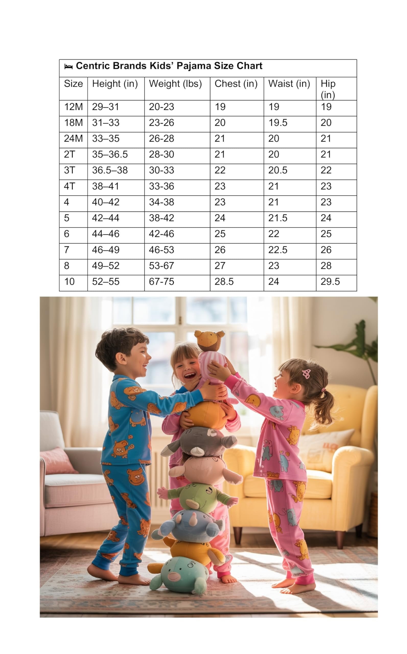 Character Toddler Top and Shorts Pajama Coat Set, 2-Pieces, Sizes 2T-5T