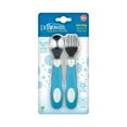 thumbnail image 2 of Dr. Brown's Designed to Nourish, Soft-Grip Spoon and Fork, 12m+, 2 of 4