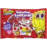 Frankford Candy: SpongeBob SquarePants Valentine Lollicards, 7.41 Oz
