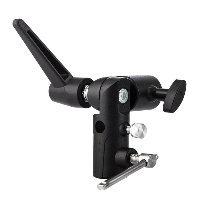 Montaje de cámara Universal 180 degree H Luz giratoria Softbox DSLR Luz de estudio con soporte de reflector de Base de soporte Sunnimix montura de flash de la cámara
