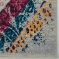 thumbnail image 2 of Ladole Rugs Boston Collection Abstract Contemporary Floral Centrepoint Area Rug - Room Decor 5x7 Carpet for Living Room, Bedroom, Dining Room, and Office - Multicolor, 5x8 (5'3" x 7'6", 160cm x 230cm), 2 of 4
