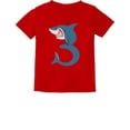 thumbnail image 1 of Tstars Boys Unisex 3rd Birthday Gift Tshirt Birthday Gift for 3 Year Old Shark Birthday Shirts for Boy Birthday Tee B Day Birthday Party Toddler Kids Graphic T Shirt, 1 of 6