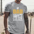 thumbnail image 2 of ZHOGXU Father's Day Mens T Shirt Summer Round Neck Short Sleeve Letter Print Comfortable Fashion Tee Top For Casual Daily Wear,Grey,M, 2 of 6