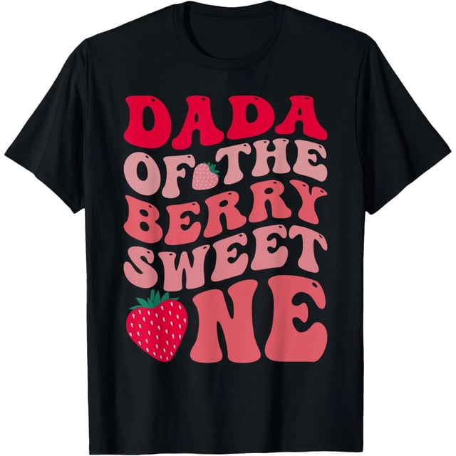 Playera de Cumpleaños de Dada de la Fresa para Mujer Talla Extra Grande