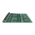 thumbnail image 2 of Ahgly Company Indoor Rectangle Southwestern Light Blue Country Area Rugs, 8' x 12', 2 of 4