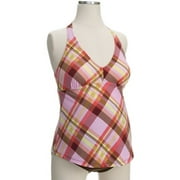 Maternity 2-Piece Bias Plaid Tankini