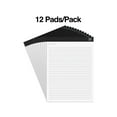 thumbnail image 2 of Staples TRU RED Notepads 8.5" x 11.75" Narrow Ruled White 50 Sheets/Pad 12 Pads/Pack (TR57384), 2 of 8