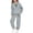 Grey, variant on Kcolen 2 Piece Jogger Set for Girls Size 7 Trendy Hoodie and Pants Outfit Tracksuit Kids Girls Outfits Set