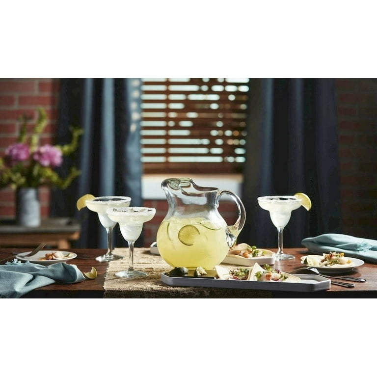 7 Pc. Cocktail Shaker & Glass Set, Vintage Glassware