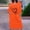 005Orange, variant on Womens Plus Size Curvy Dresses Long Sleeve Heart Print Graphic Tee Shirts Dress Casual Loose Maxi Long Tshirt Dress