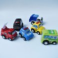 thumbnail image 3 of serony 6 Pieces Pull Back Car Training Educational Playing Children Toy Birthday Portable Outdoor Vehicle Color Random, 3 of 8