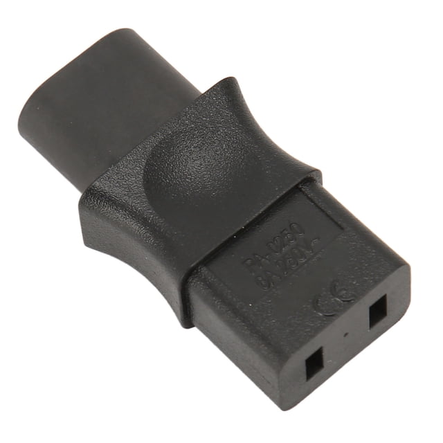Adaptador IEC320 C8 a IEC320 C9, convertidor C8 macho a C9 hembra, enchufe de conversión de energía AC 250V 6A 1500W