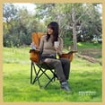 thumbnail image 3 of 2-Pack Arrowhead Outdoor Deluxe Folding Camp Chair with Armrest Cooler, 3 of 7