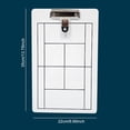 thumbnail image 6 of ZenCart Dry Erase Tennis Coaching Clipboard Double-Sided Tennis Tactical White Board with Marker Pen for Tennis Training, 6 of 8