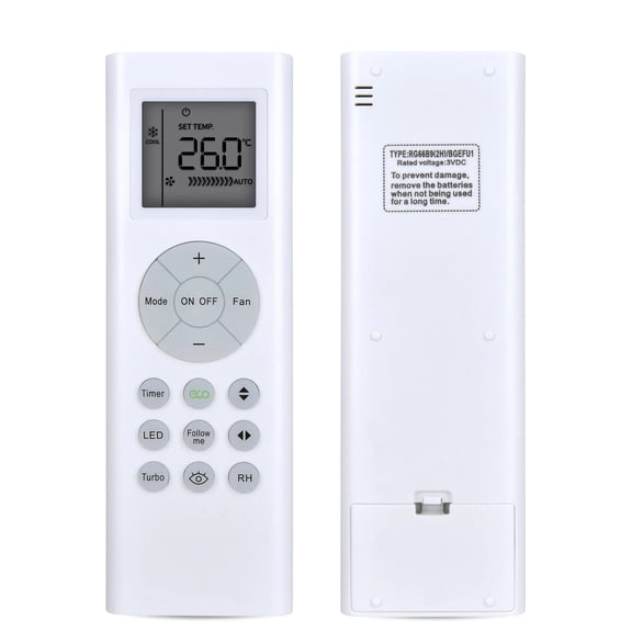 VERYNIUBI RG66B9 Compatible Remote Midea Air Conditioner Remote Control It's as good as the original one