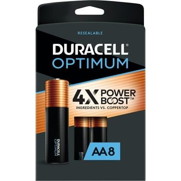 Duracell  Optimum 1.5 Volt  AA Alkaline Batteries - 8-Pk.