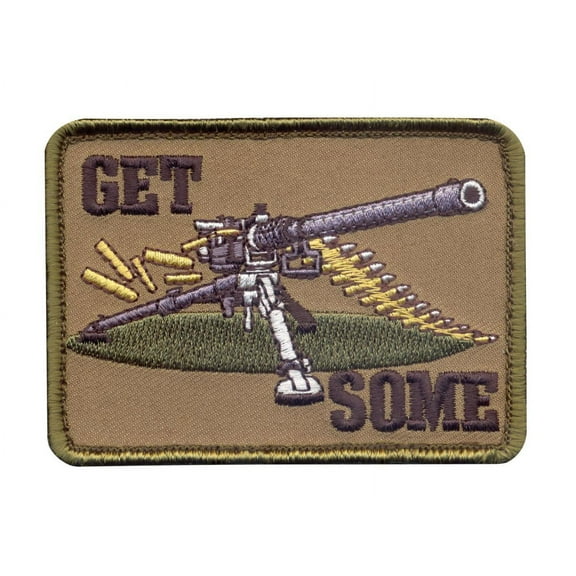 Rothco Get Some Morale Patch with Hook backing, 2.5" x 3.5"