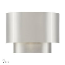 Livex Lighting - Springview - 1 Light ADA Wall Sconce-8 Inches Tall and 11